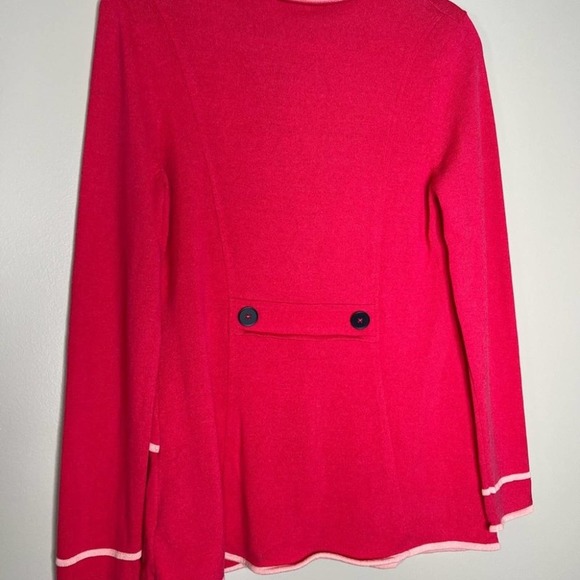 Nic + Zoe Two Tone Modal Blend Blazer Career Pink Trendy Contemporary Medium - Picture 7 of 12